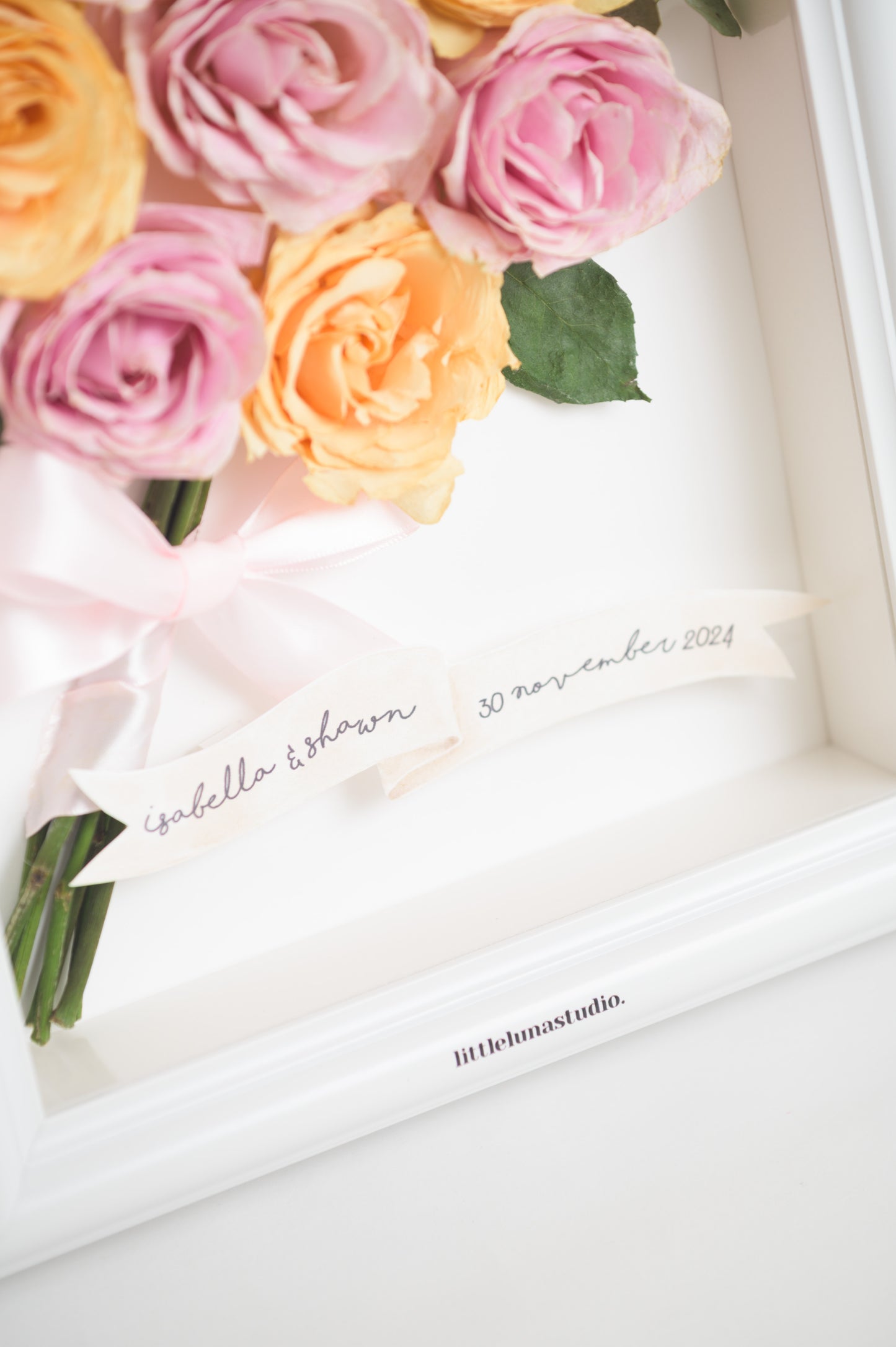 Wedding Bouquet A4 Frame