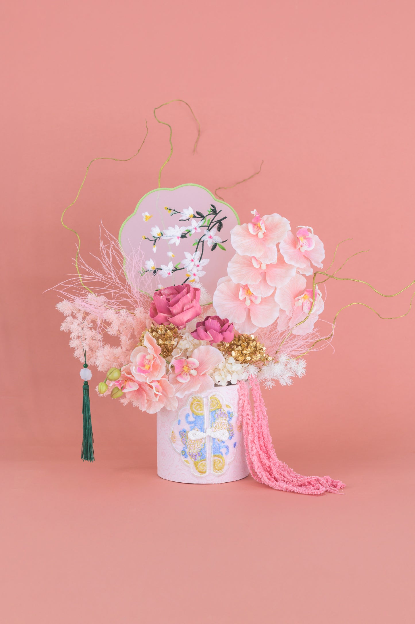 喜庆花开 Joyful Blooms (Pink)