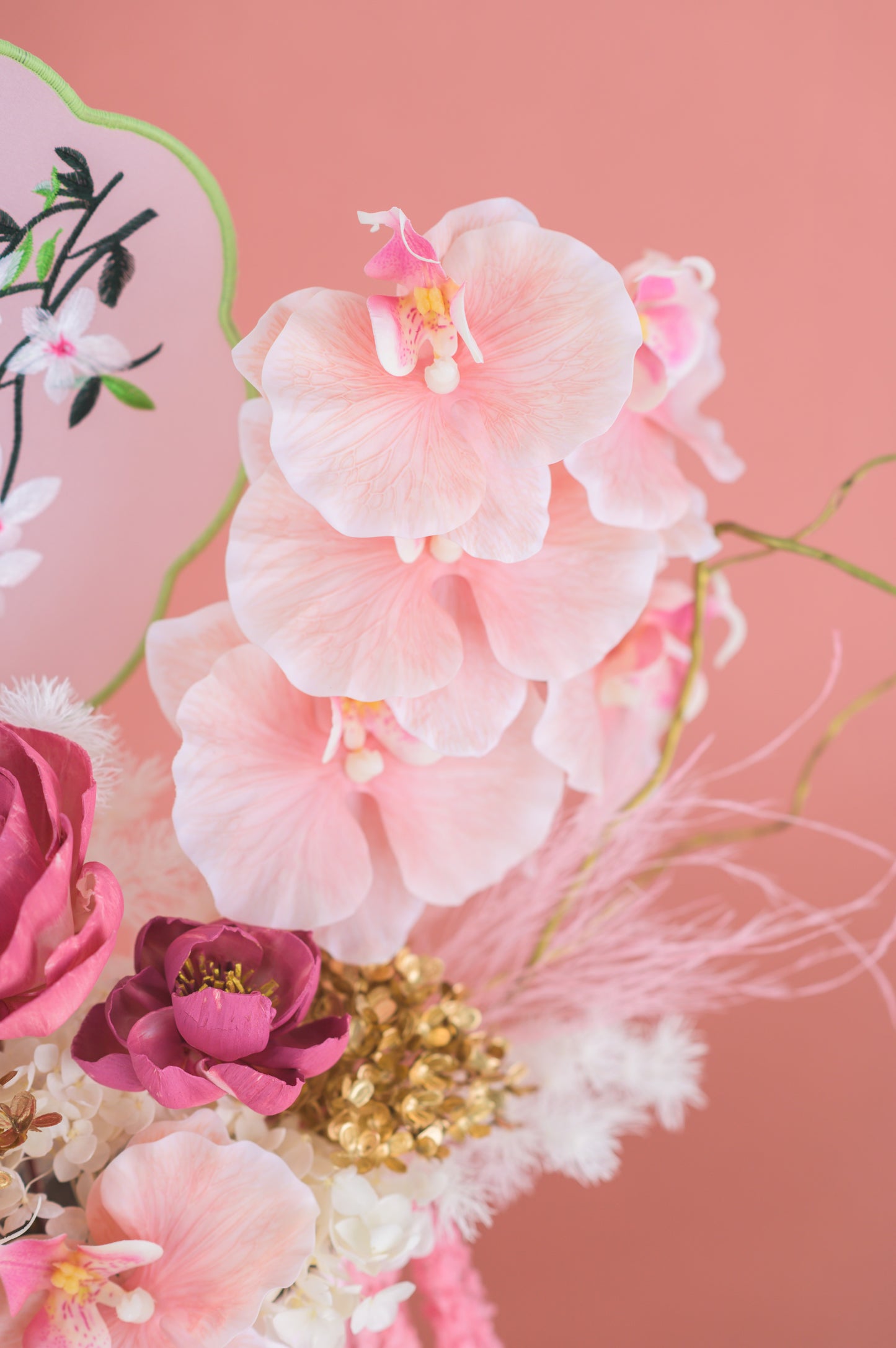 喜庆花开 Joyful Blooms (Pink)