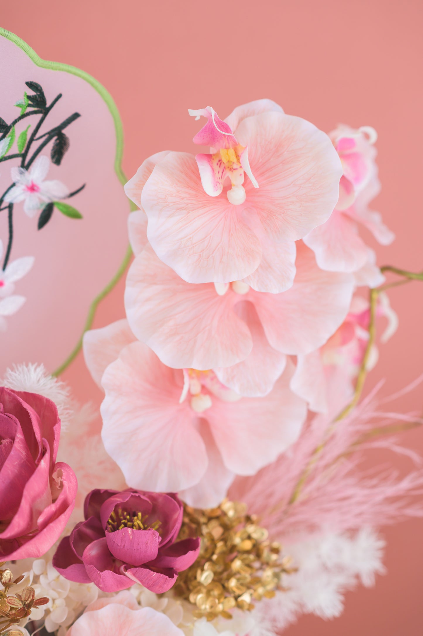 喜庆花开 Joyful Blooms (Pink)