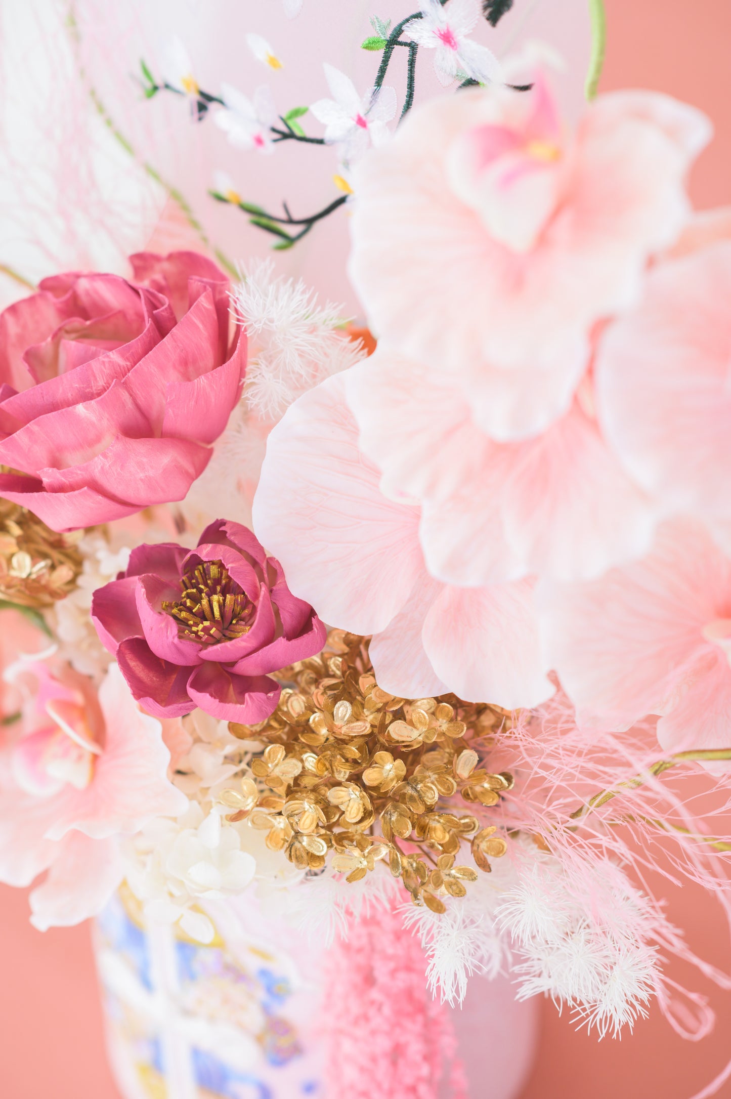 喜庆花开 Joyful Blooms (Pink)