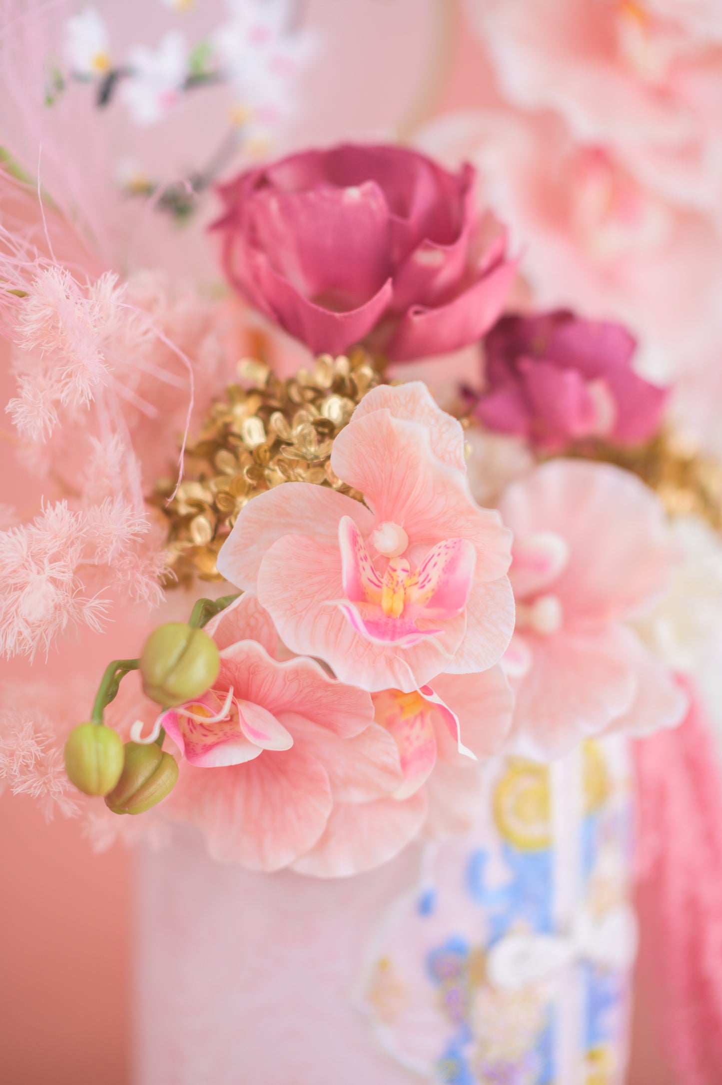 喜庆花开 Joyful Blooms (Pink)