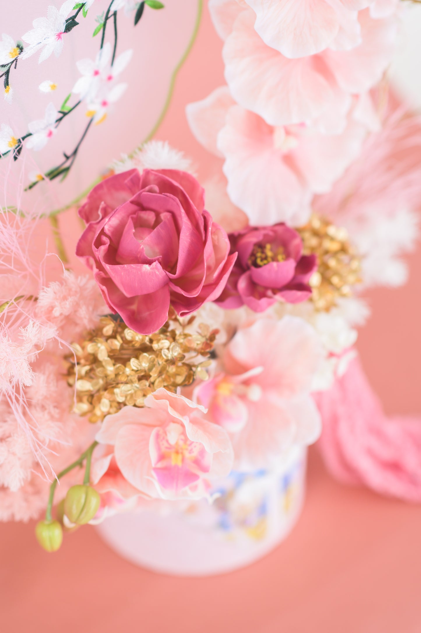 喜庆花开 Joyful Blooms (Pink)