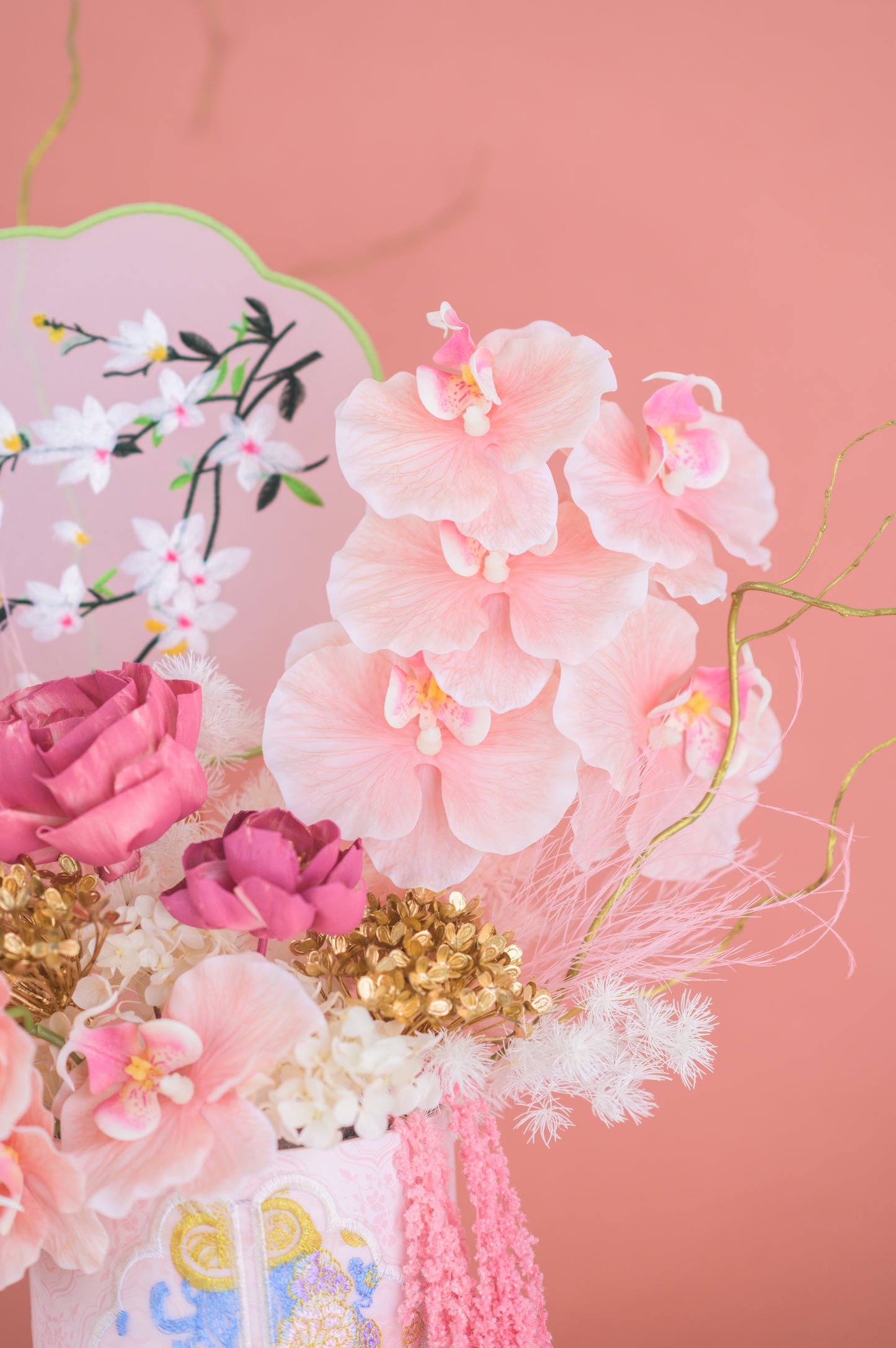 喜庆花开 Joyful Blooms (Pink)