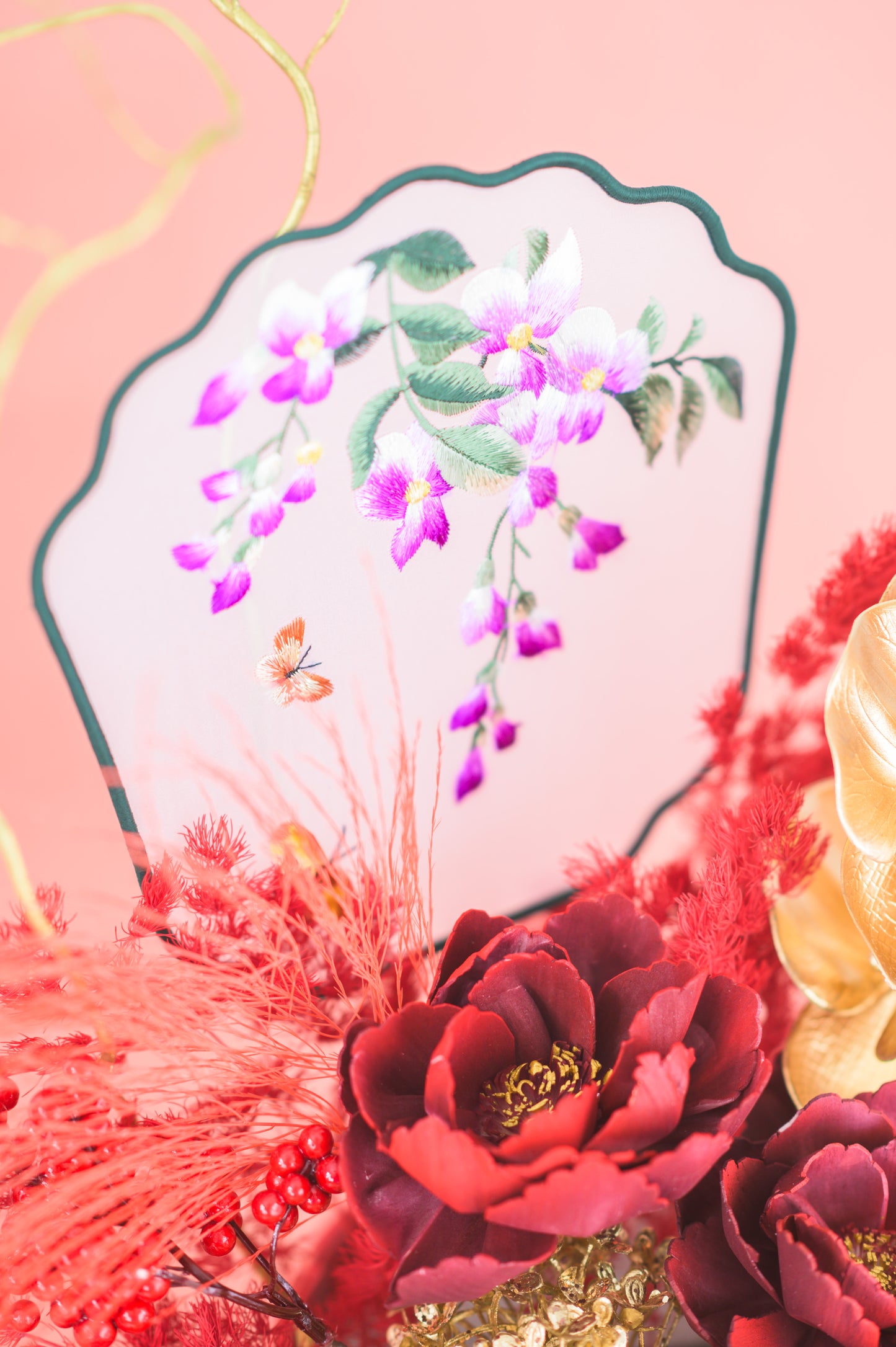 喜庆花开 Joyful Blooms (Red)