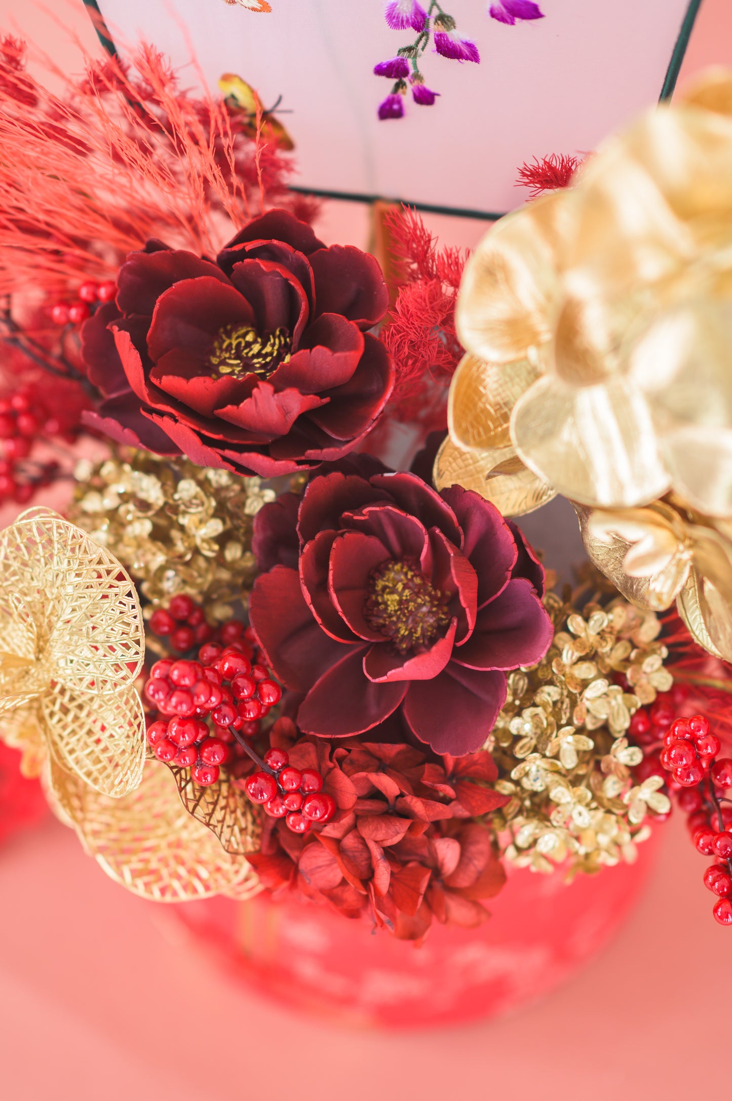 喜庆花开 Joyful Blooms (Red)