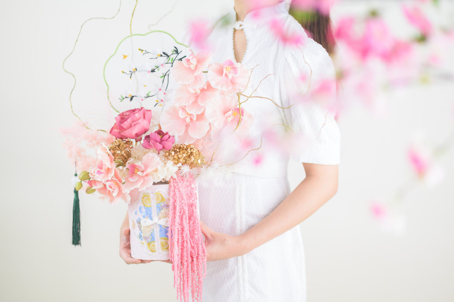 喜庆花开 Joyful Blooms (Pink)