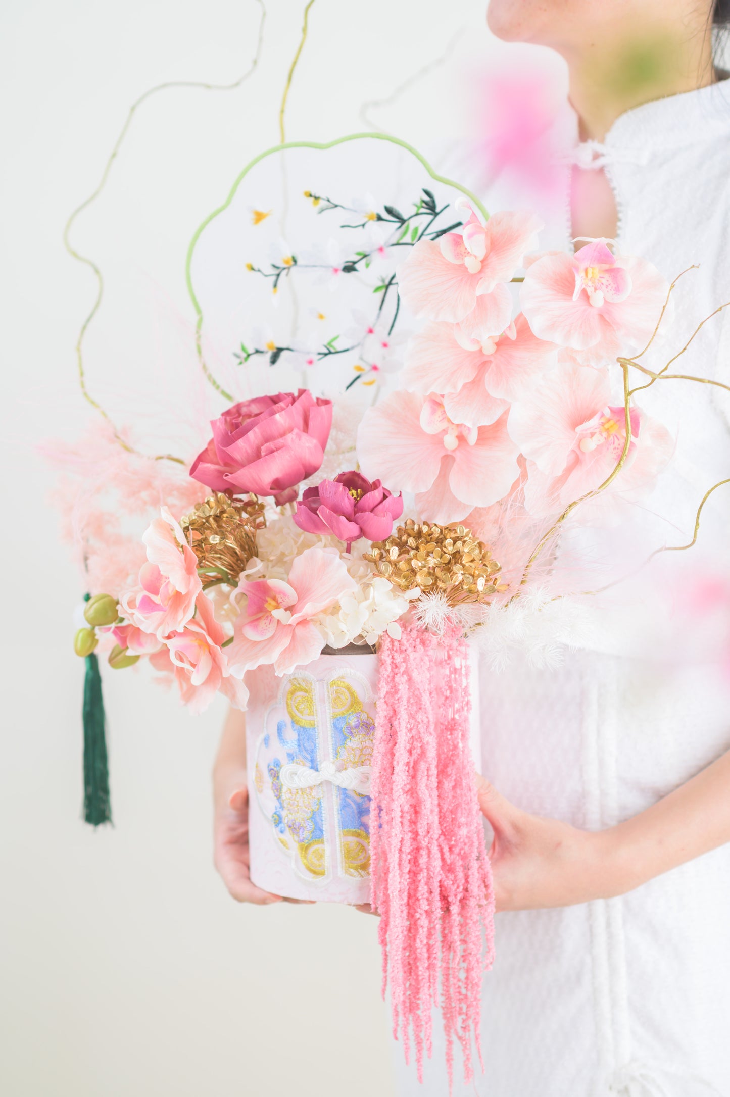 喜庆花开 Joyful Blooms (Pink)