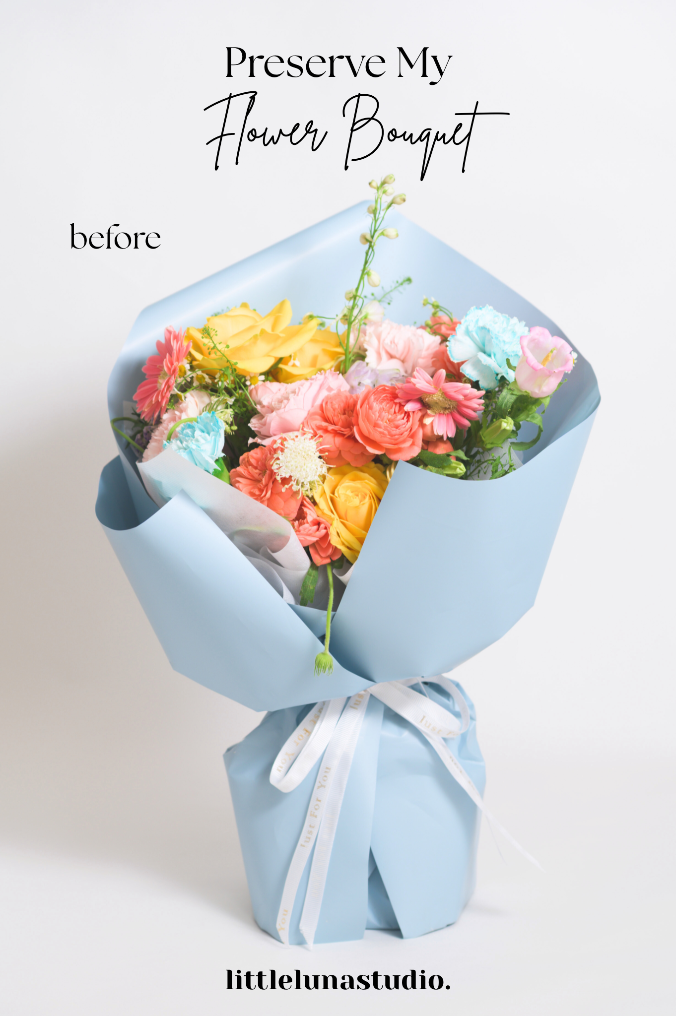Wedding Bouquet A4 Frame