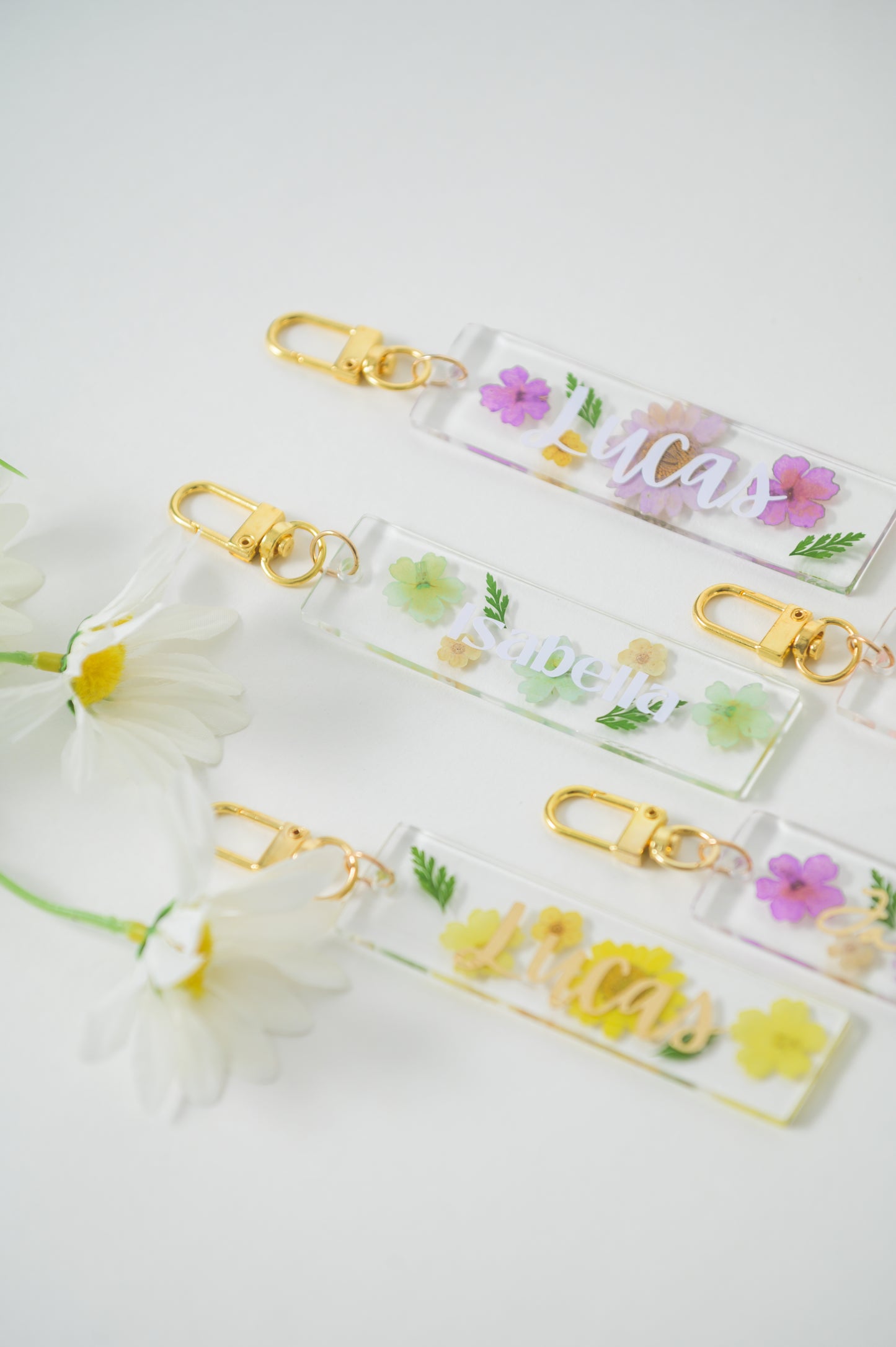 Dainty Dreams Resin Keychain