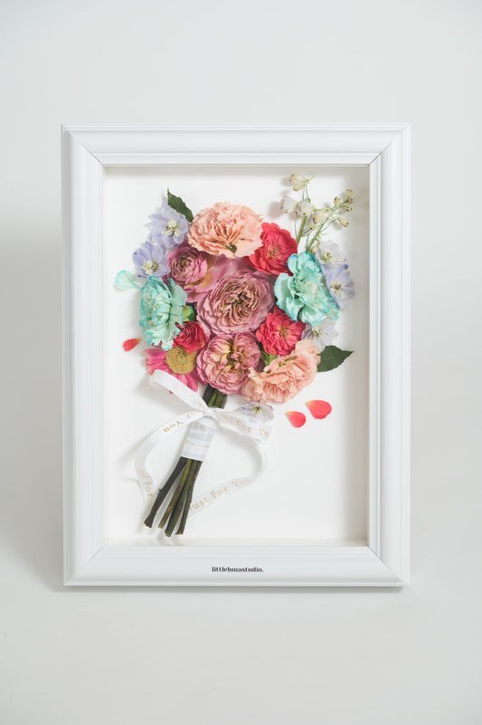 Wedding Bouquet A4 Frame