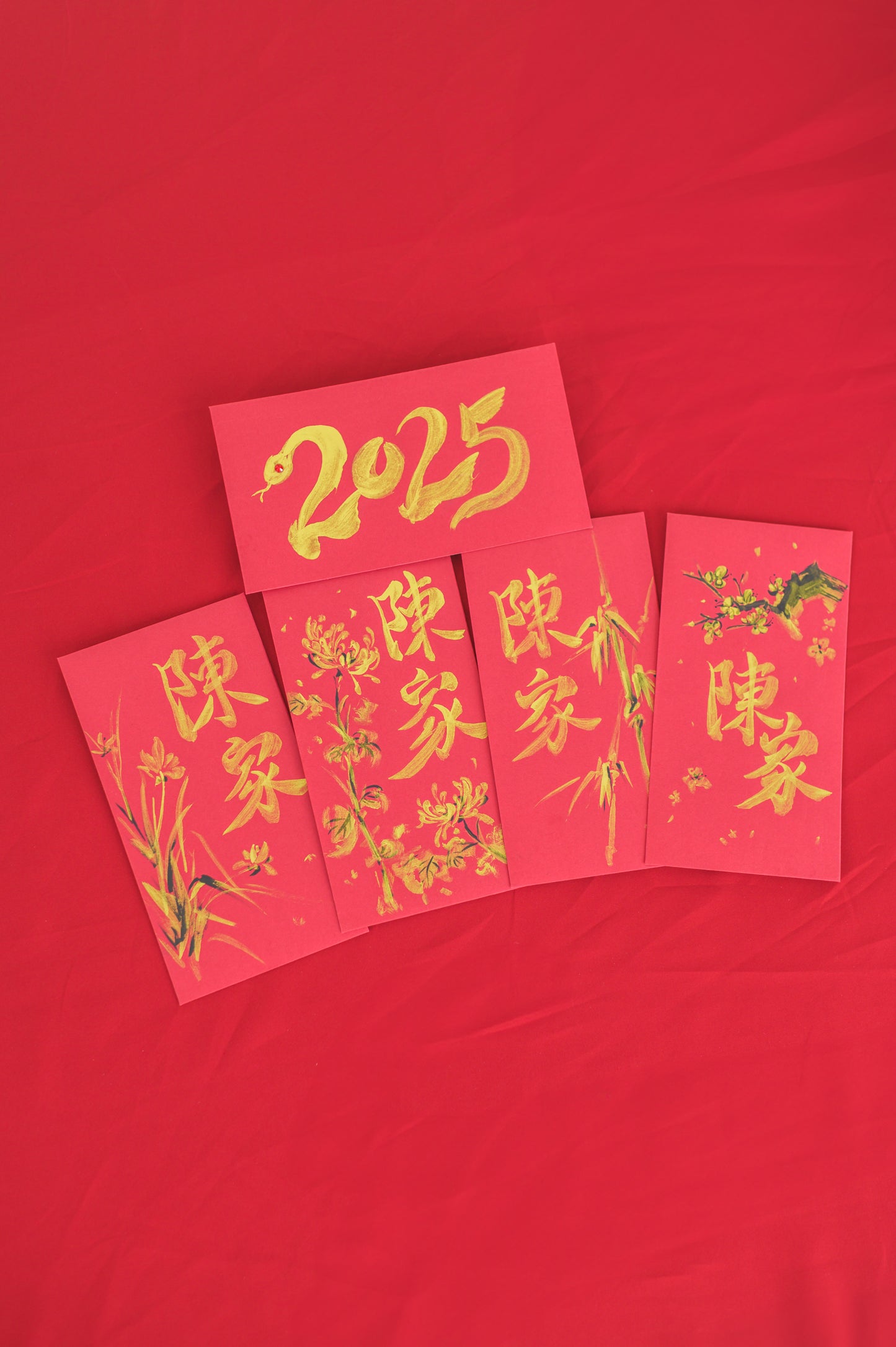 客制化手绘红包  Personalised Handpainted Red Packet