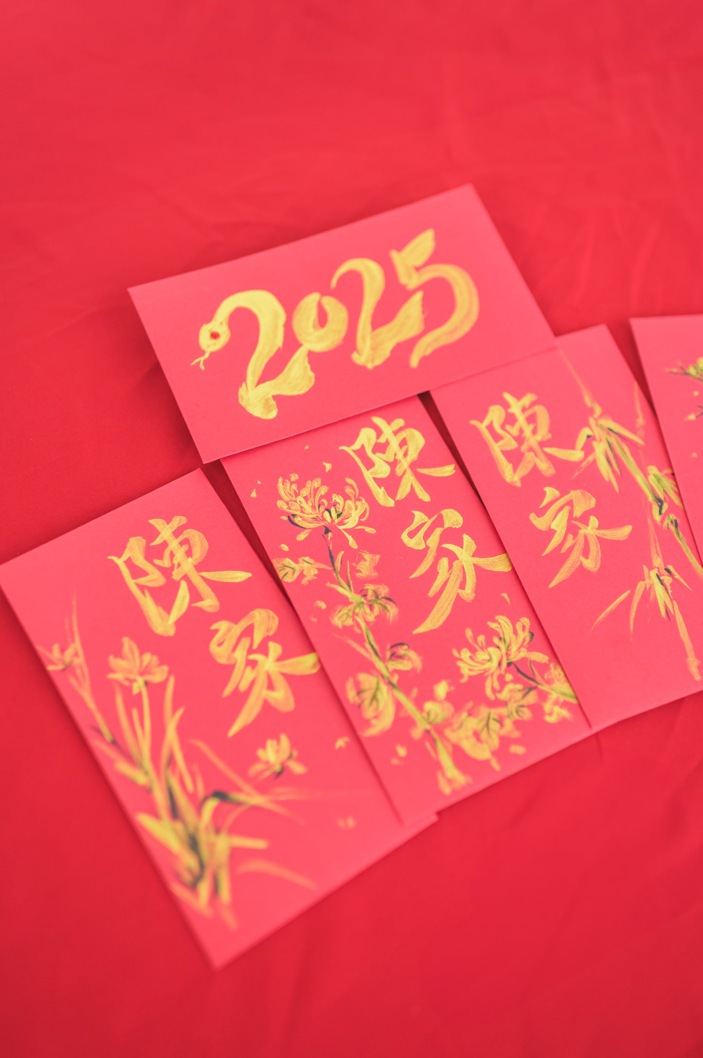 客制化手绘红包  Personalised Handpainted Red Packet